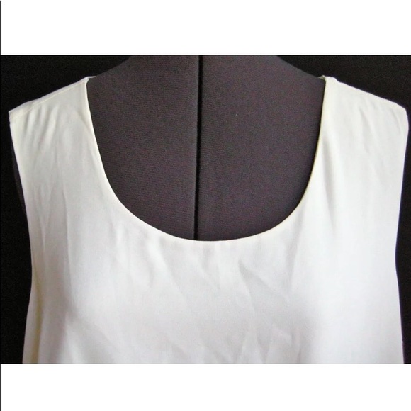NEW CATHERINE MALANDRINO WHITE SWING TANK TOP RED ORANGE BEADS SOUTHWEST S NWT - Picture 2 of 6